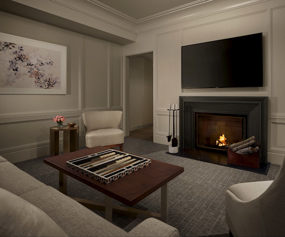 Newbury Boston fireplace suite