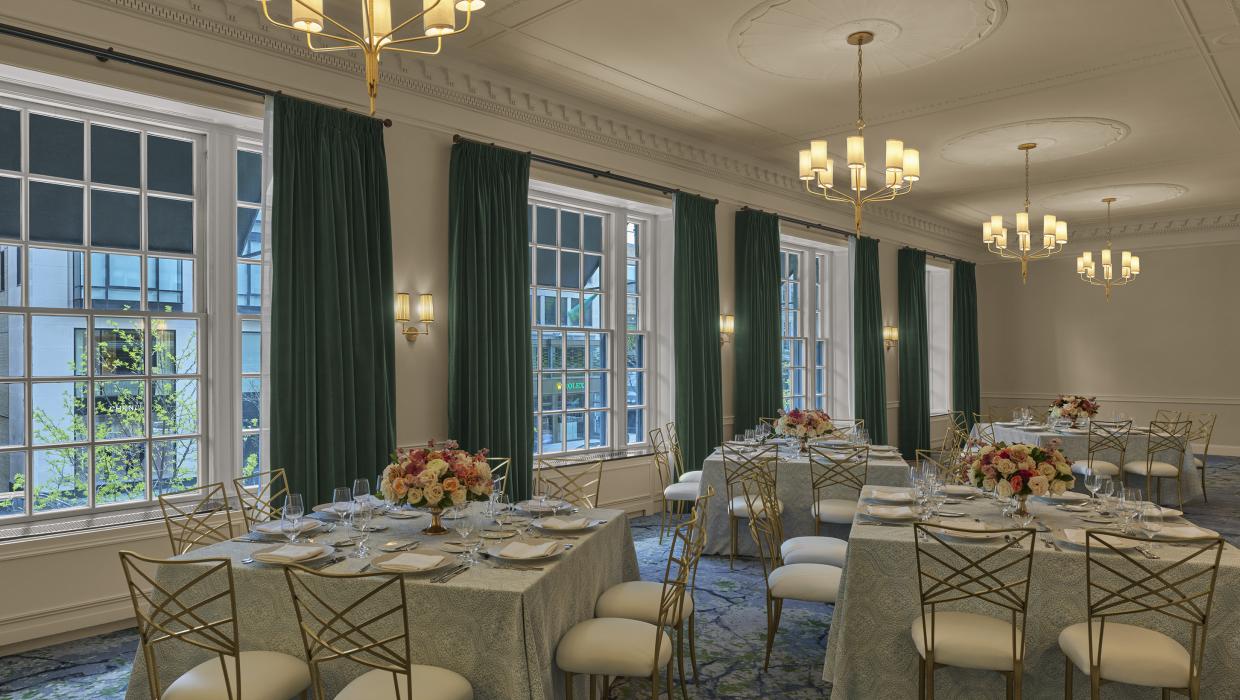 An event venue at The Newbury Boston