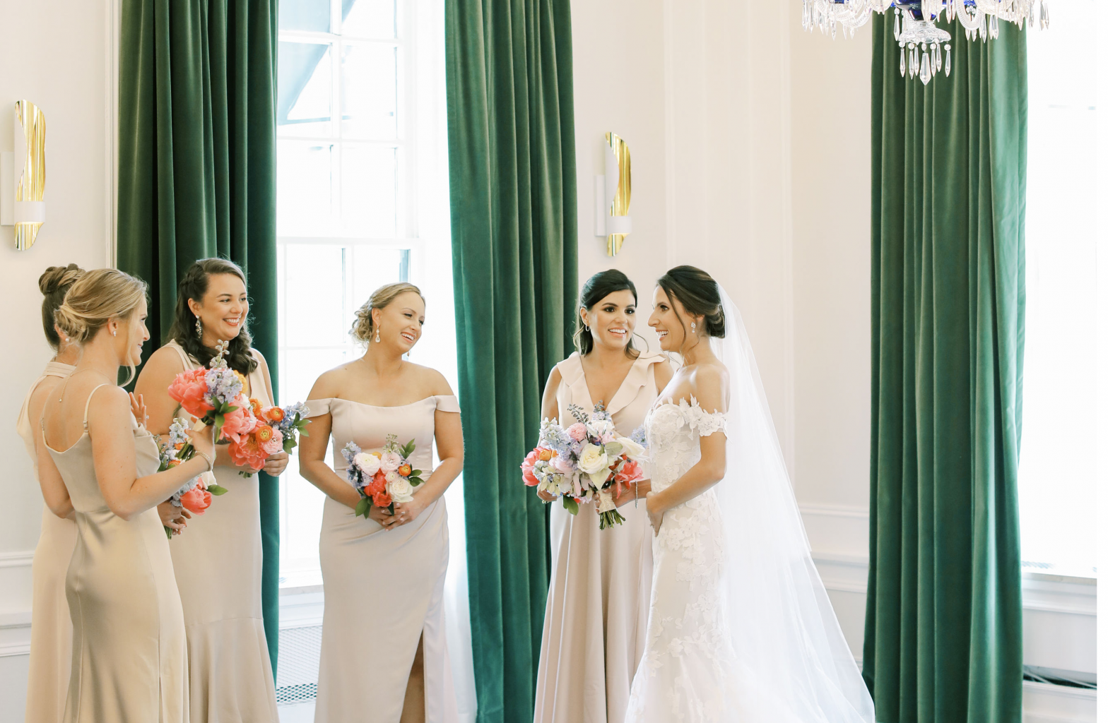 Victoria, Bridesmaids, Wedding at The Newbury Boston