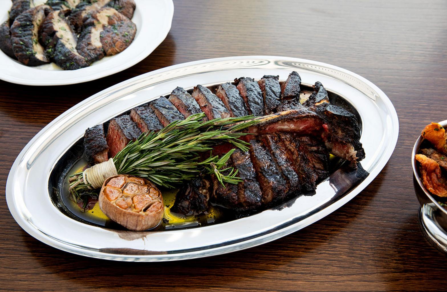 A plate of Italian food at The Contessa in The Newbury Boston