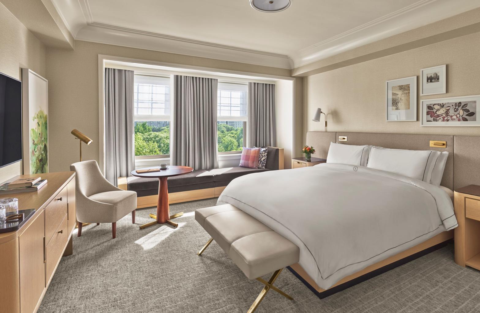 Park View King Guest Room at The Newbury Boston
