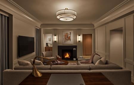 Classic fireplace suite at The Newbury Boston