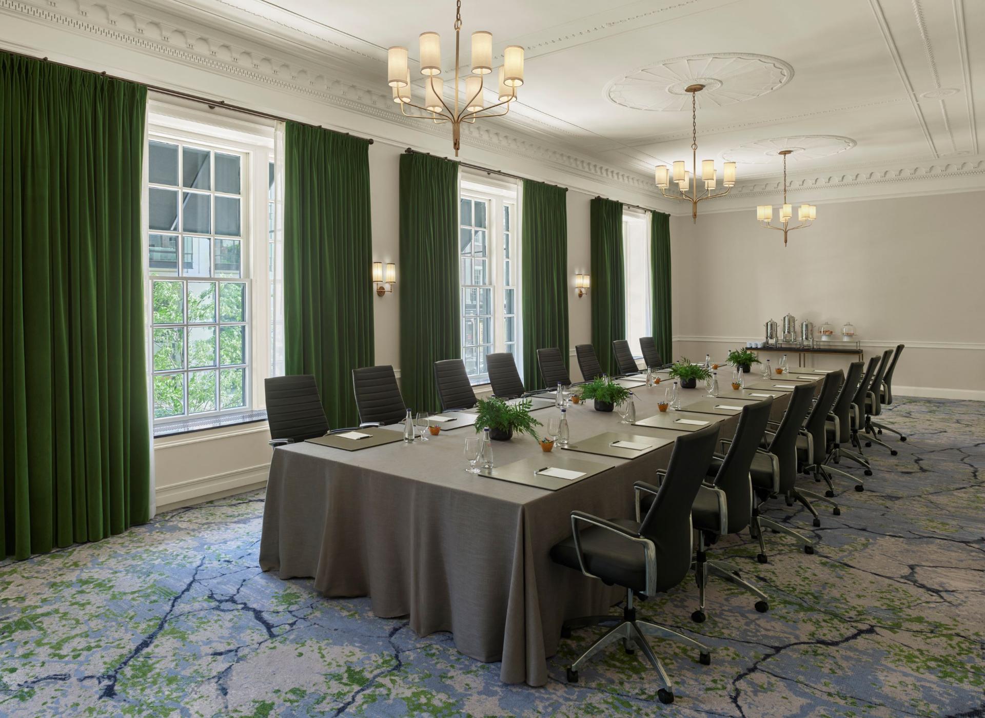 The Newbury Salon Meeting Space, at The Newbury Boston