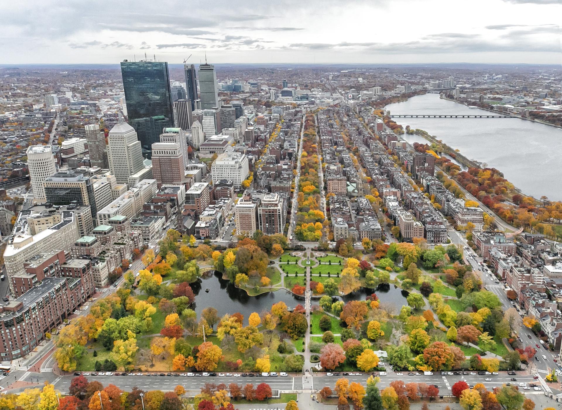 Kyle Klein, Boston Fall Cityscape 