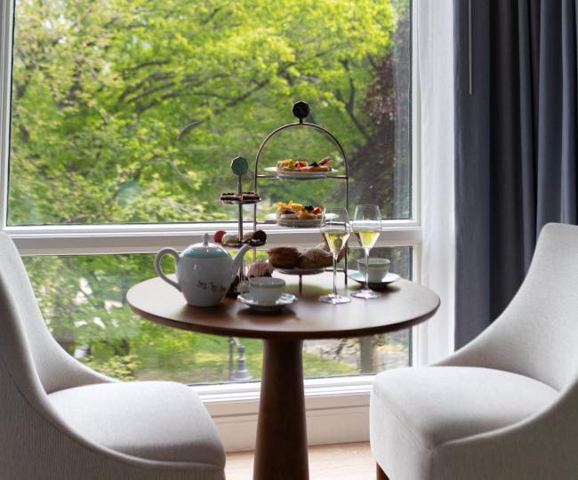 Afternoon Tea In-Suite at The Newbury Boston