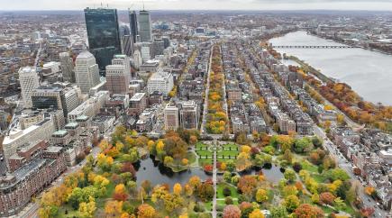 Kyle Klein, Boston Fall Cityscape 